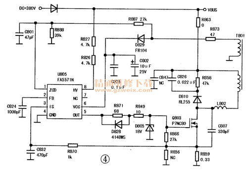 液晶電視易損集成電路解析 DMB8110D、F9222、PWM FA5502M、P FA5571N的設計與應用